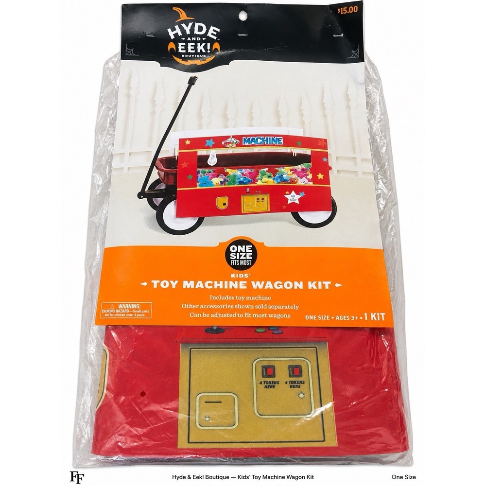 Halloween Hyde and Eek! Kids Toy Machine Costume Wagon Kit NIP